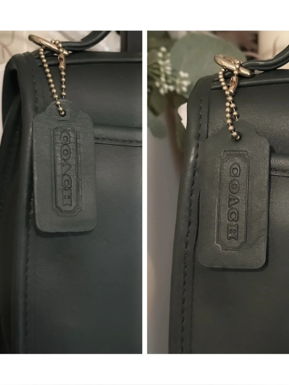 🔥 RARE COACH Bottle Green REGINA Bag | NWT - Picture 8 of 17